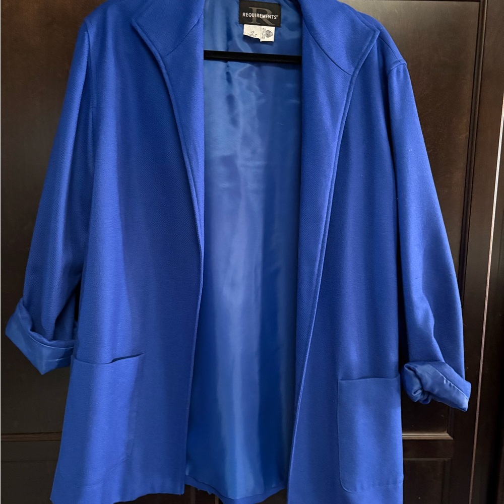 Requirements Royal Blue Women's Blazer